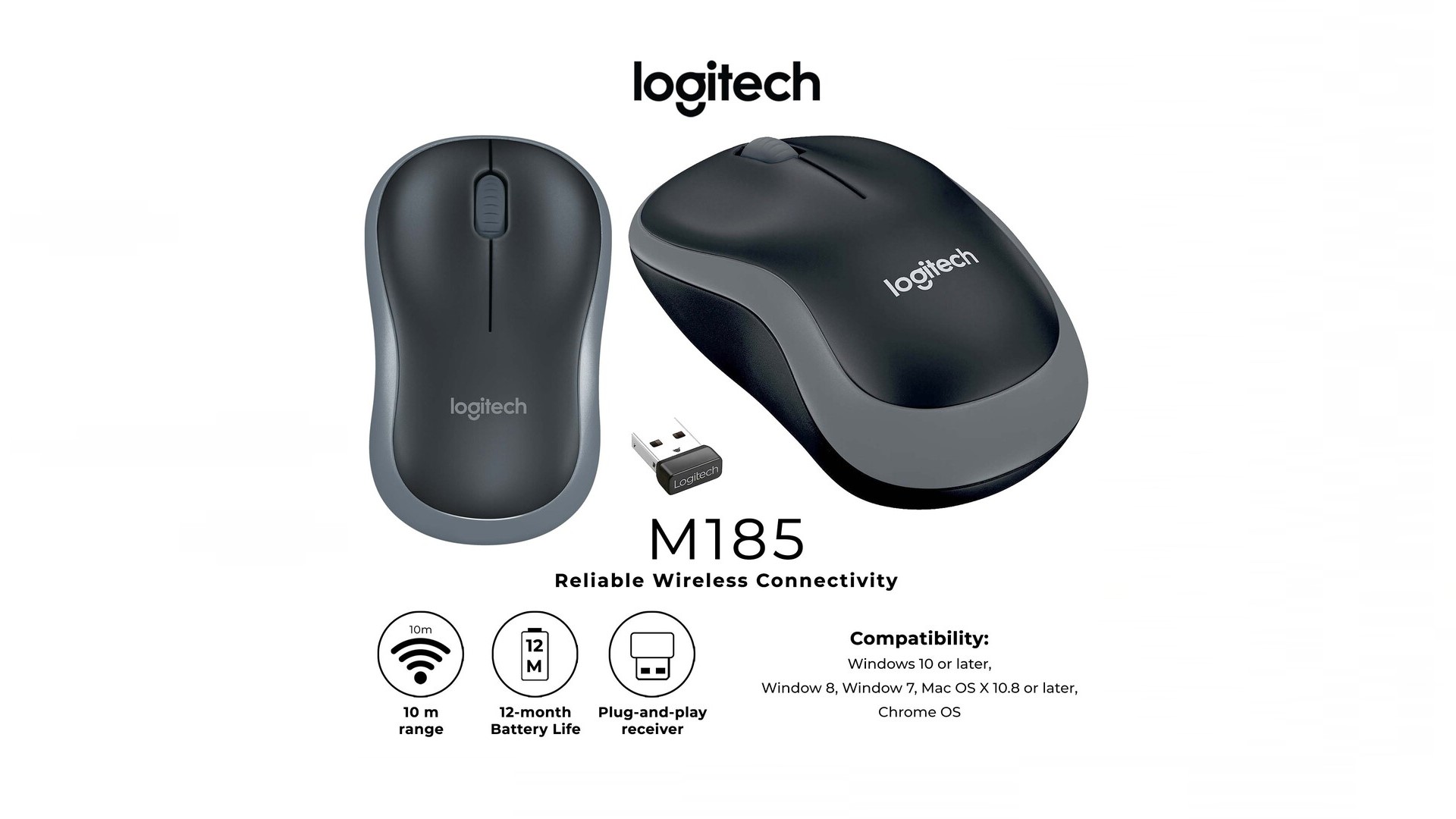 Features of the M185 mouse